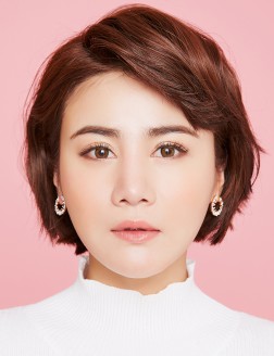 耳環•彩虹系列 Madeline Earrings圓形三角鉆石耳釘