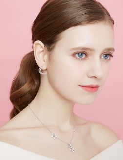 項鏈•魅力星月系列 Stella Necklace 星星月亮鎖骨鏈