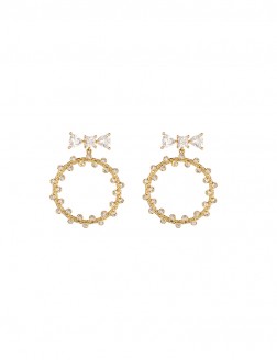 耳環• 聖誕系列 misletoe Earrings花環耳環