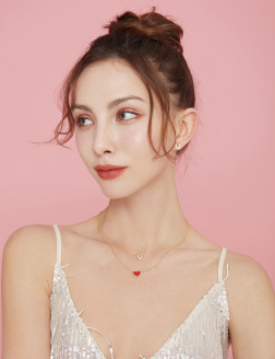 耳環• 情人節系列 I Love U Earstuds Love&U告白耳釘
