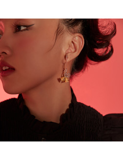 耳環•聖誕系列 The bell earrings 鈴鐺別針耳環 單只