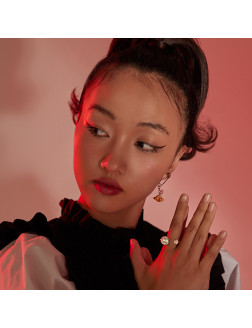戒指•聖誕系列 Doughnut color drip glazed ring甜甜圈彩色滴釉戒指