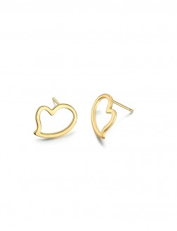 耳钉• 臻愛之心系列 Shape of My Heart Earrings鏤空愛心耳釘