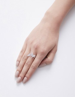 戒指• 蝴蝶系列Embracing Love Butterfly Ring 不對稱蝴蝶開口戒指