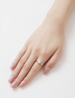 戒指• 閃耀鋯石系列 Round Diamond Ring 圓鉆金屬戒指
