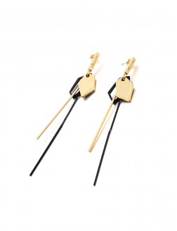 耳環• 派對女王系列 Tell it to my heart Earrings金屬多邊形耳環