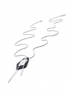 項鏈•幾何形皮毛金屬系列  Up to you Necklace皮毛金屬多邊形項鏈