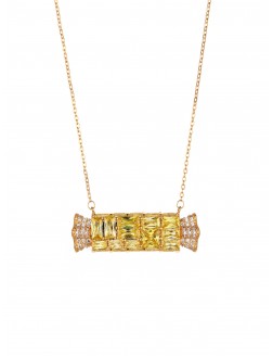 項鏈•糖果系列 Lemon Candy Necklace 檸檬黃糖果項鏈