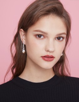 耳環• 聖誕系列 Christmas Ball Earrings圓形禮盒耳環