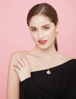 耳環• 質感金屬系列 diamond in the sky necklace鑽石星空金屬項鏈