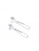 耳環•魚尾系列 Fish Tail Long Earrings 魚尾鋯石長鏈耳環